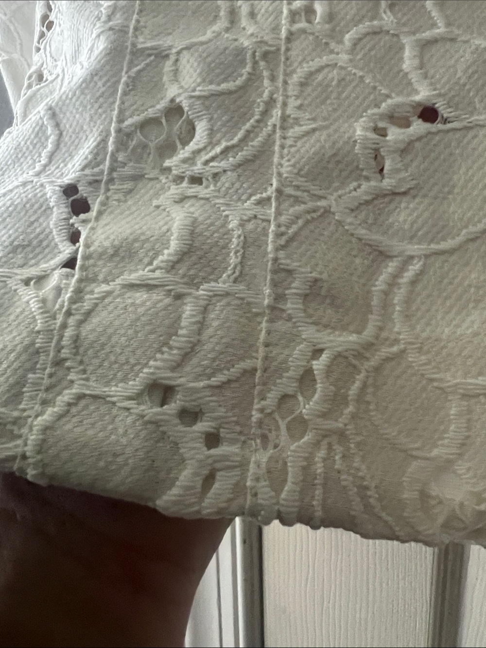 Cabi Womens Jacket Ivory Lace Topper Top Casual Business S Small - Picture 3 of 10